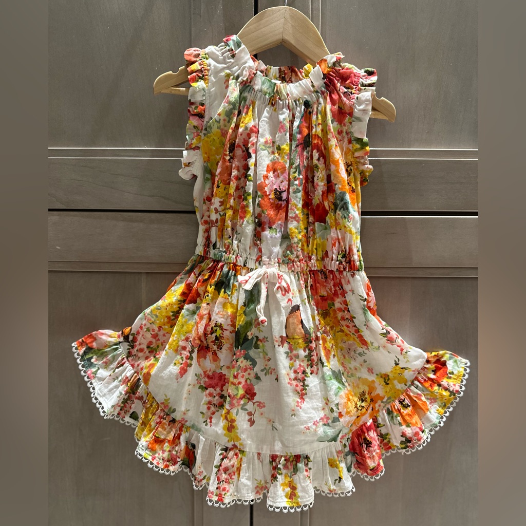 Zimmermann Girls Floral Dress, Size 2.